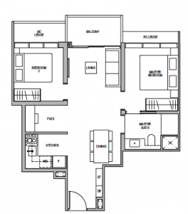lentor-modern-floor-plan-2-bedroom-b1-singapore